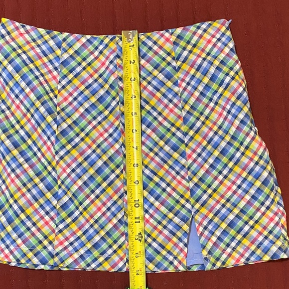 Urban Outfitters Plaid Mini Skirt Small Petite - Picture 10 of 11